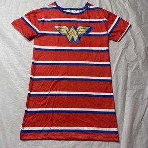 Girls Red/White/Blue Wonder Women Dress
